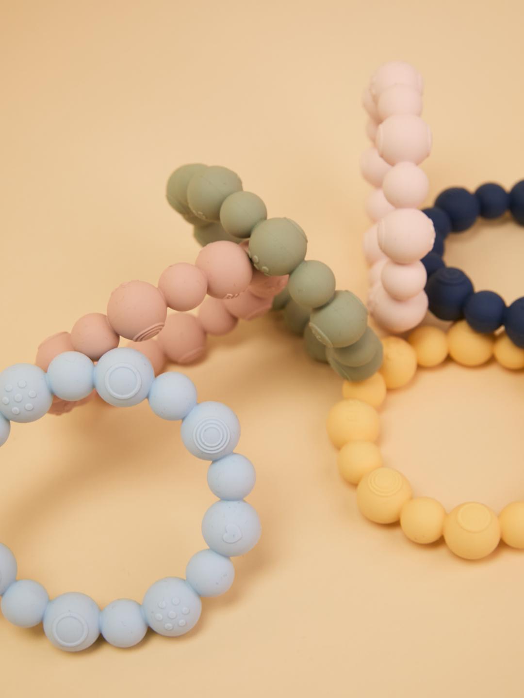 BIBS teething ring beaded, BIBS närimisrõngas närimislelu helmestega, pärlitega, all-groups