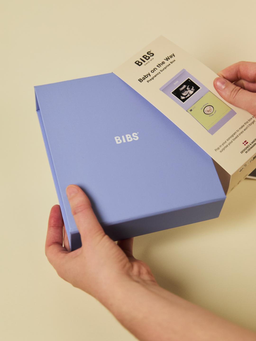BIBS Baby on the way gift set, BIBS beebiootusest teatamise kinkekomplekt, olen rase teatamine