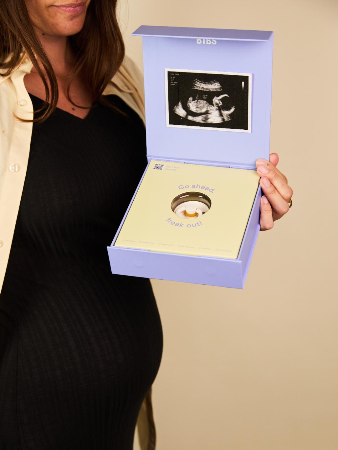 BIBS Baby on the way gift set, BIBS beebiootusest teatamise kinkekomplekt