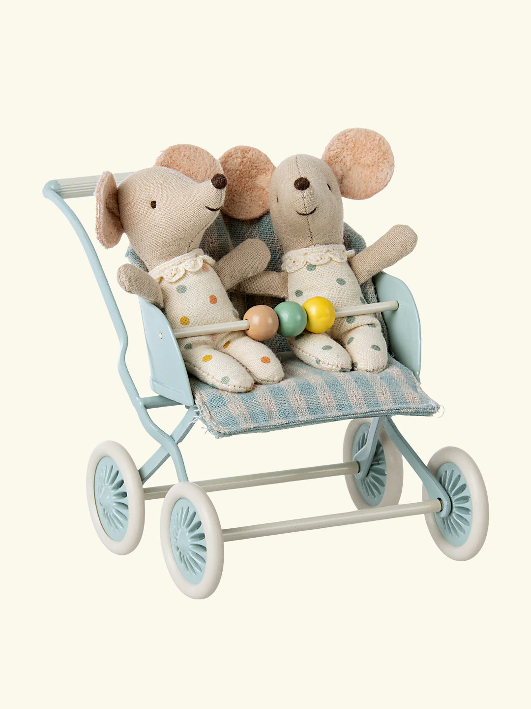 Maileg Mice stroller, Maileg Mice lapsevanker, lapsekäru