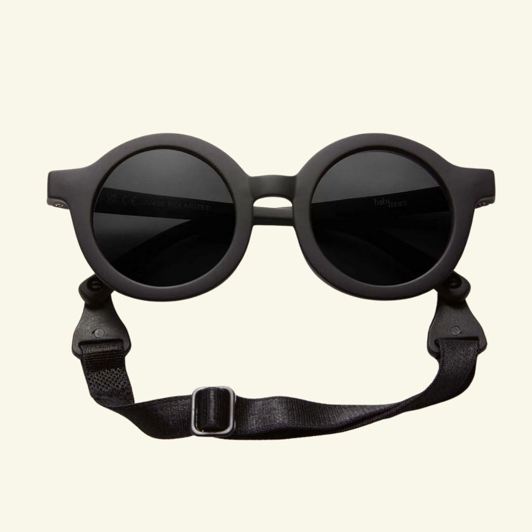 Babymocs Bendable Soft Sunglasses, Babymocs pehmed painduvad päikeseprillid, beebi päikeseprillid, black must