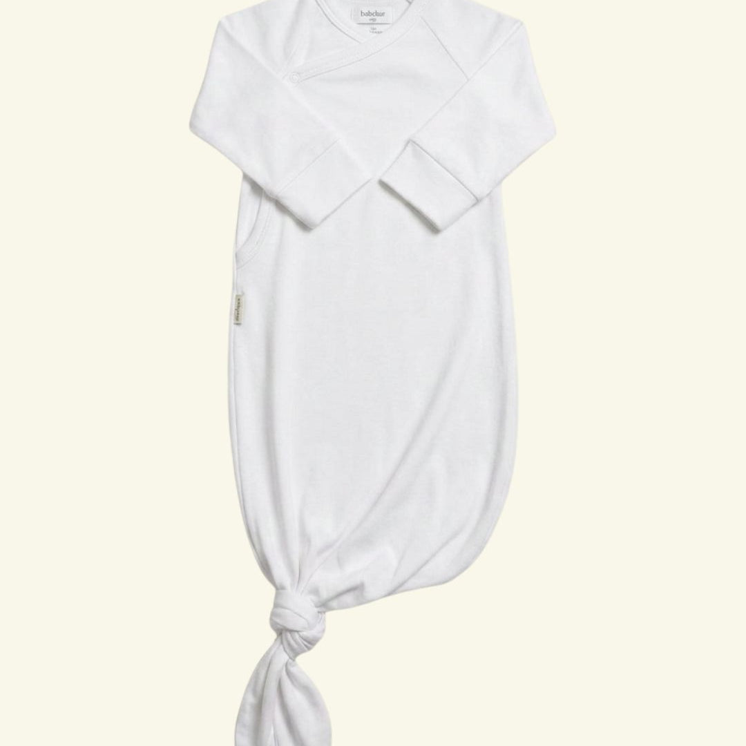 Babyluv Studio Bamboo Kimono Sleeping Gown White, Babyluv Studio bambusest beebi magamiskott, Valge