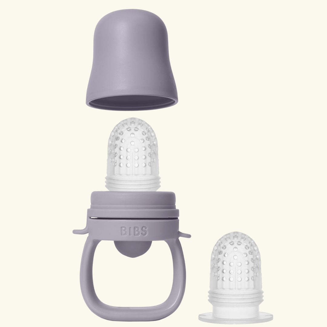 BIBS fruit feeder, baby feeder, BIBS puuviljalutt, fossil grey