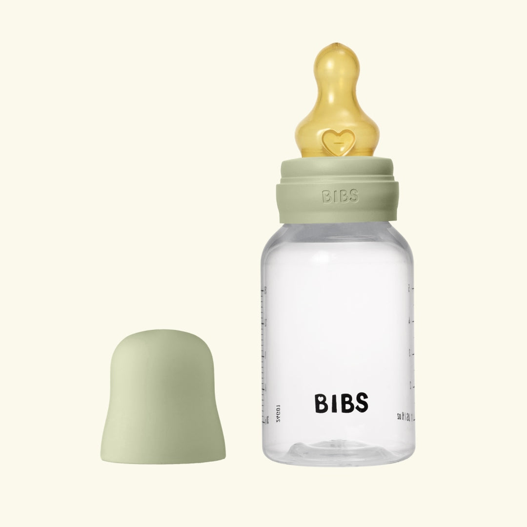 BIBS Baby Plastic Bottle, BIBS plastikust lutipudel, 150 ml, Sage