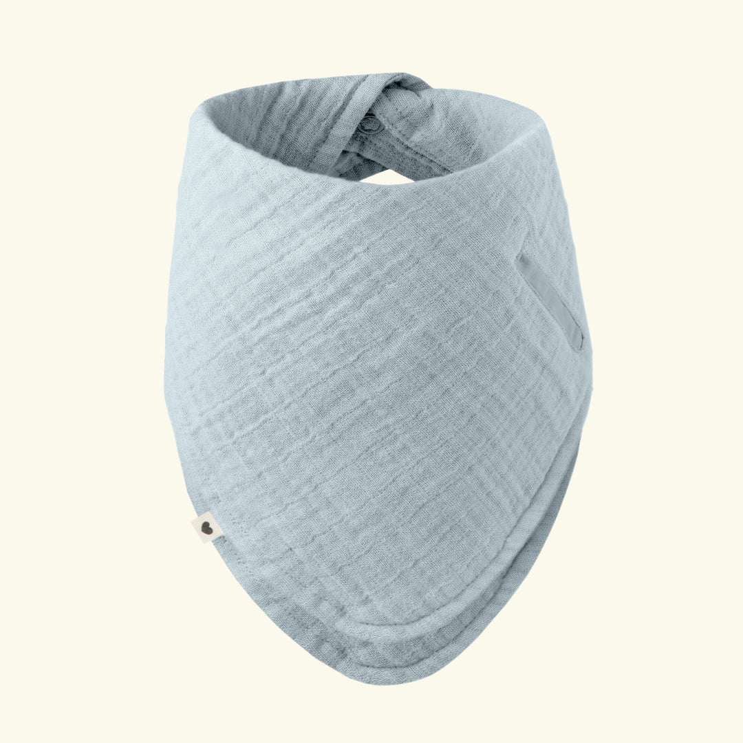 BIBS Bandana Bib, BIBS Bandana Bib musliinist pudipõll, baby blue helesinine