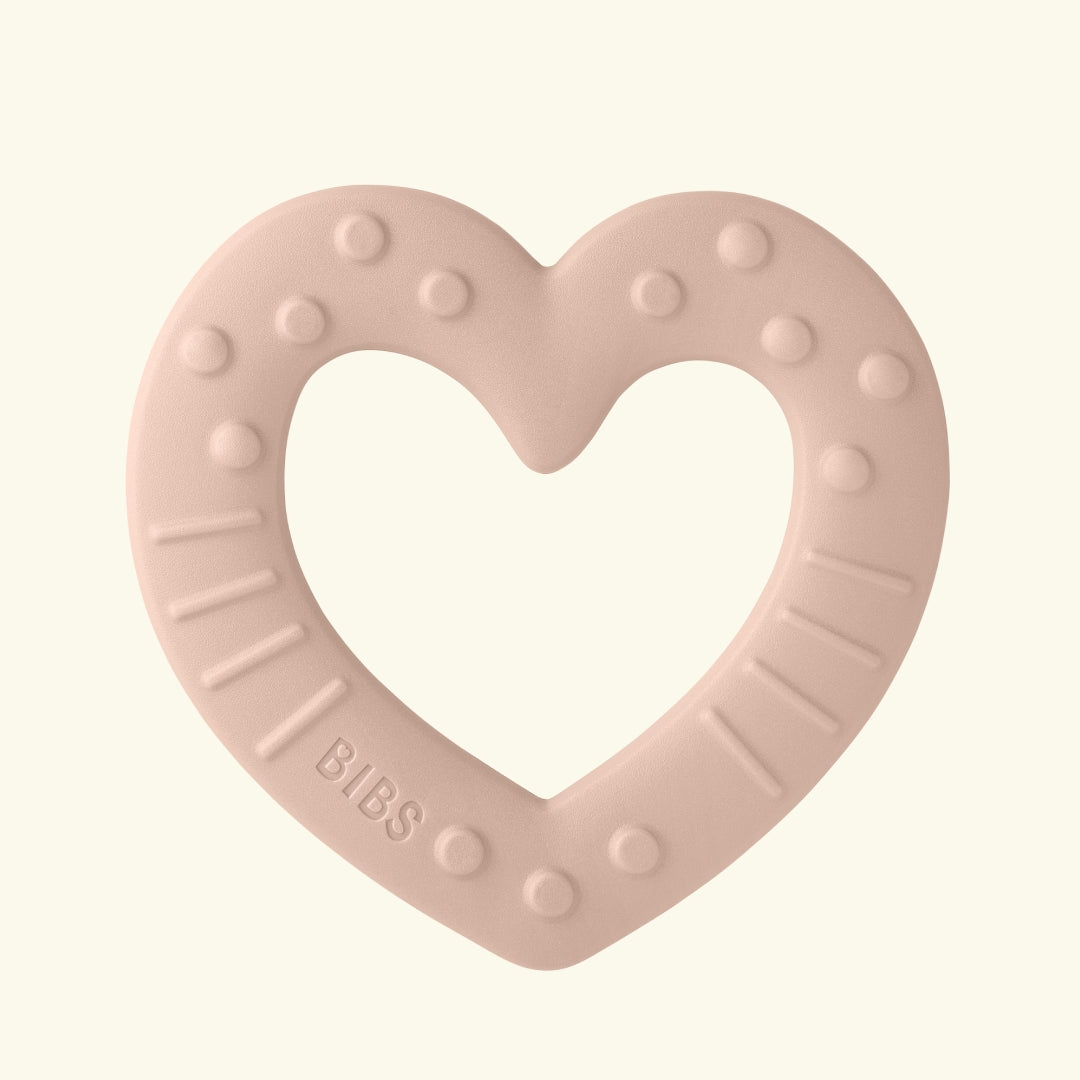 BIBS Baby Bitie Teether heart, BIBS Baby Bitie närimisrõngas süda
