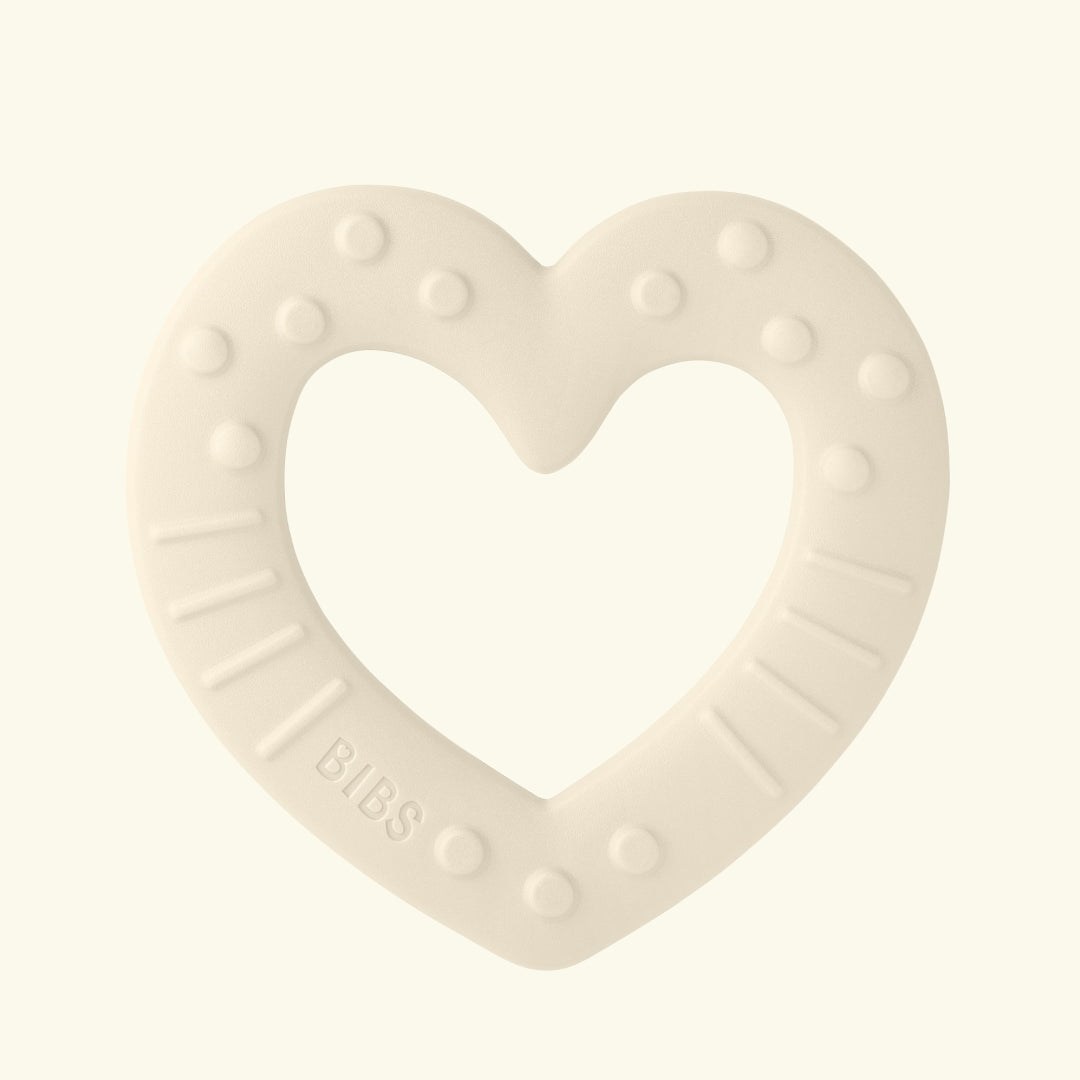 BIBS Baby Bitie Teether heart, BIBS Baby Bitie närimisrõngas süda