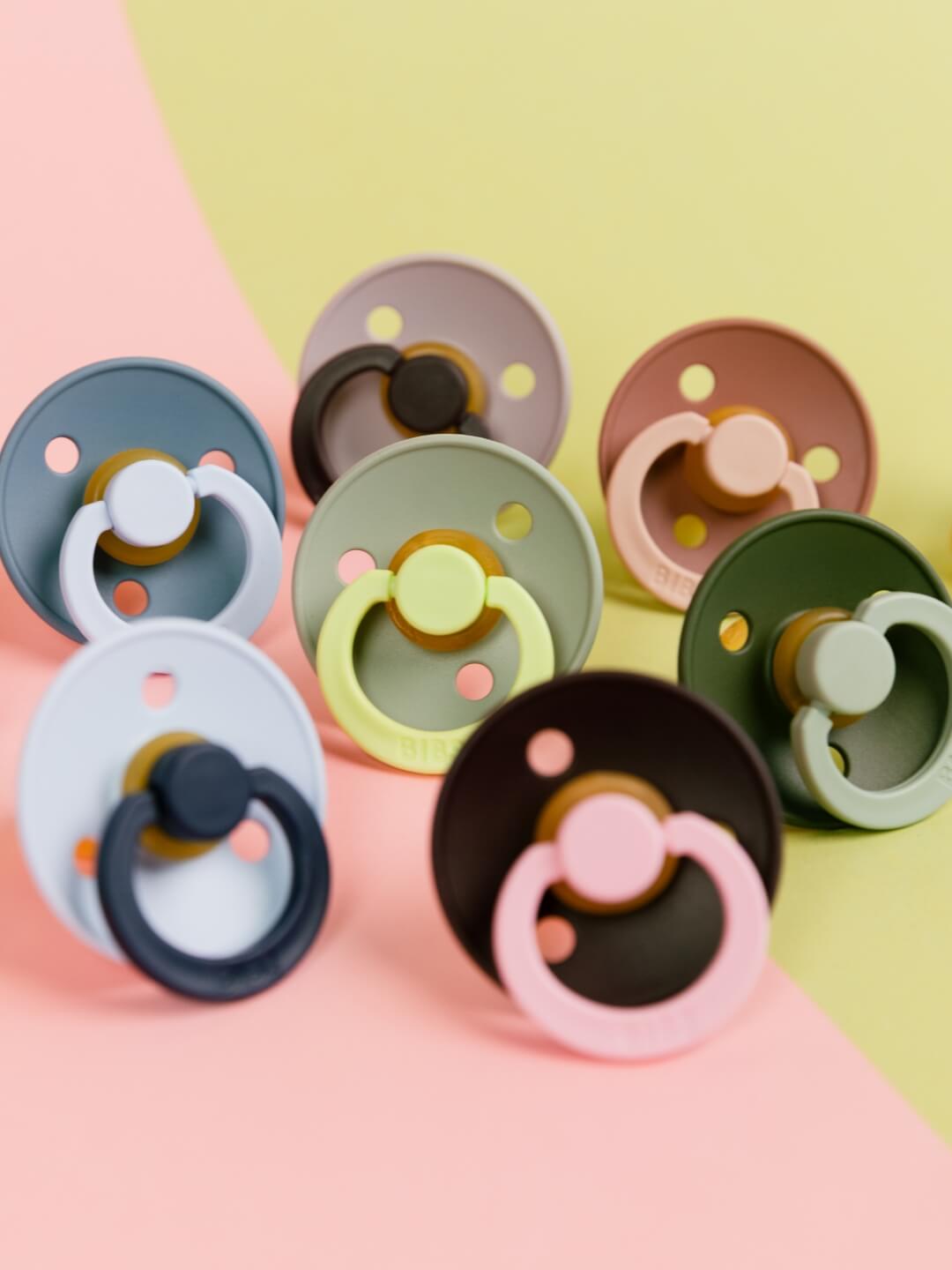 BIBS Colour Round Pacifiers, Studio Collection Fusion, BIBS Colour Round kirsikujulised lutid, Studio Collection Fusion, all-groups