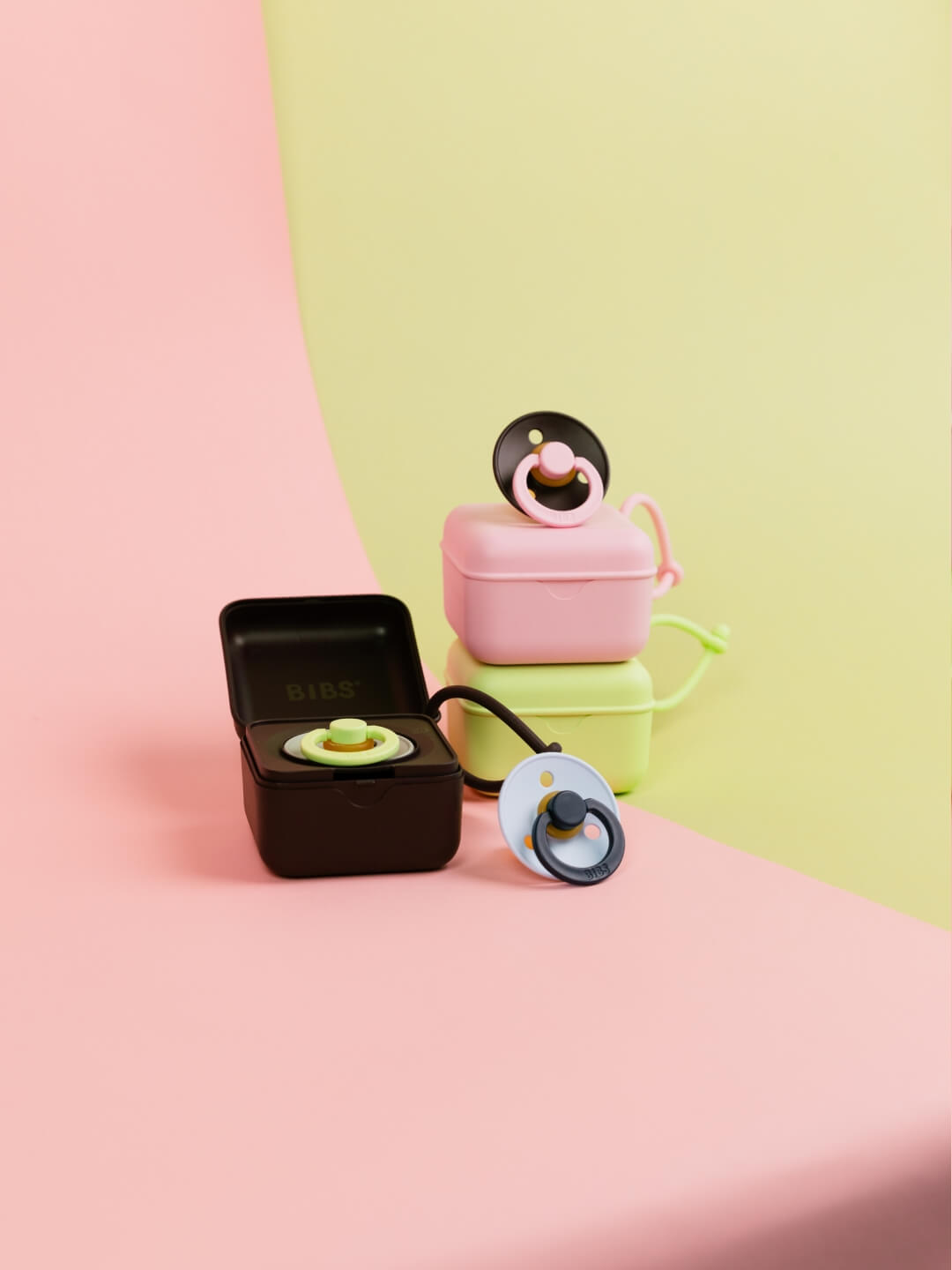 BIBS Colour Round Pacifiers, Studio Collection Fusion, BIBS Colour Round kirsikujulised lutid, Studio Collection Fusion, all-groups