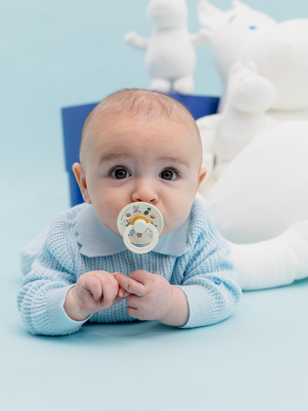 BIBS x MOOMIN Colour Round Pacifiers, BIBS X MUUMI kirsikujulised ümmarguse otsaga lutid naturaalne kumm, Muumi kollektsioon, all-groups