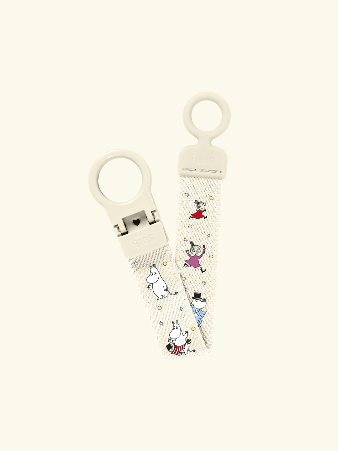 BIBS x MOOMIN pacifier loop clip, BIBS X MUUMI kollektsioon lutikett