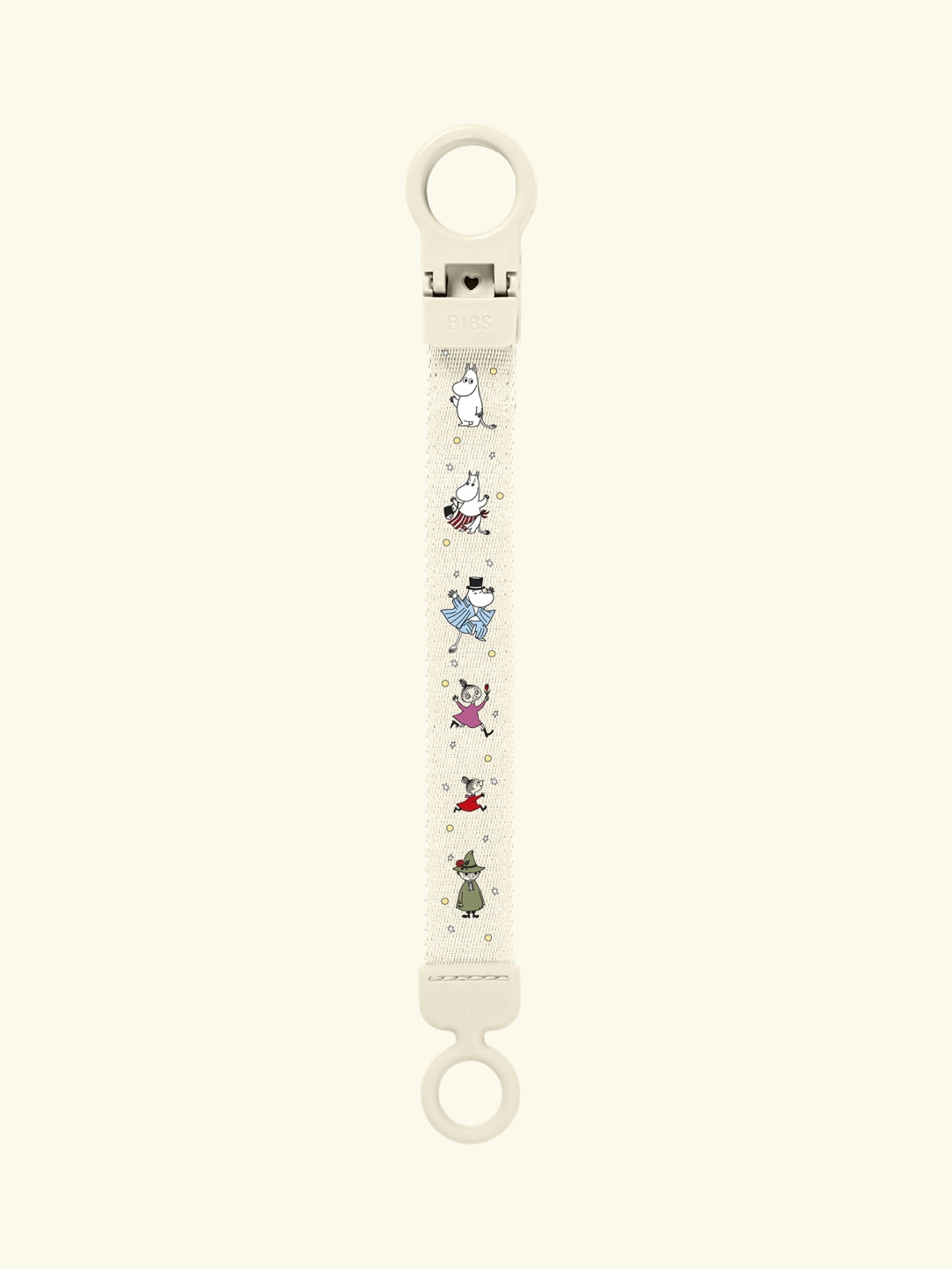 BIBS x MOOMIN pacifier loop clip, BIBS X MUUMI kollektsioon lutikett