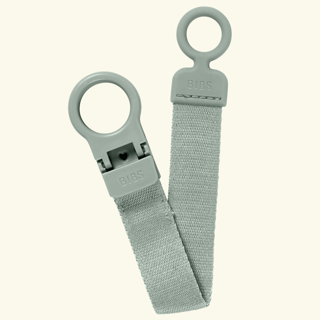 Bibs Loop Pacifier Clip, BIBS Loop lutikett aasaga, sage
