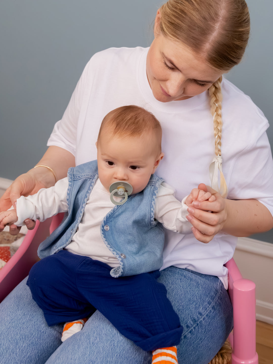 BIBS Studio Collection Color Round Pacifiers, kirsikujulised lutid naturaalsest kummist, all-groups