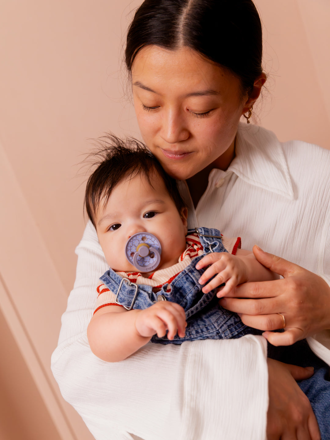 BIBS Studio Collection Color Round Pacifiers, kirsikujulised lutid naturaalsest kummist, all-groups