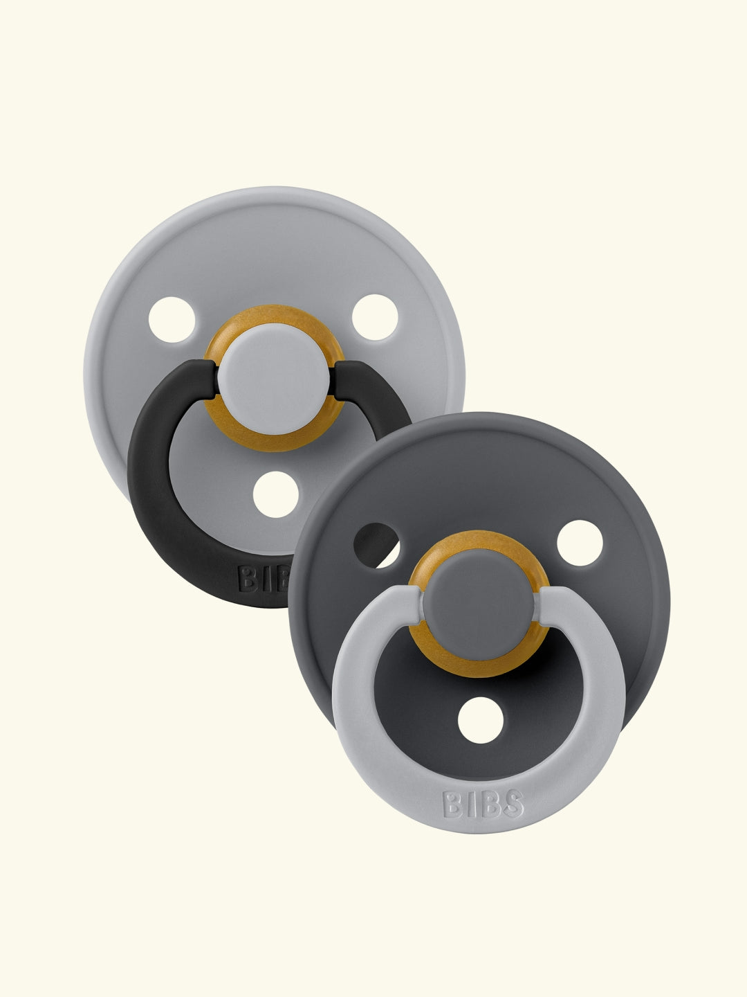 BIBS Colour Round Pacifiers, Studio Collection Fusion, BIBS Colour Round kirsikujulised lutid, Studio Collection Fusion, cloud iron