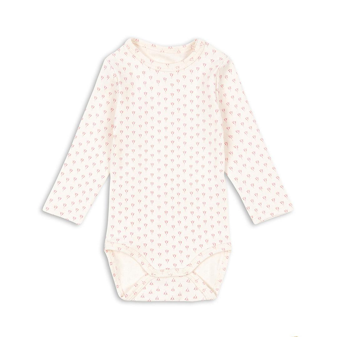 Konges Sløjd Fanga bello body, Konges Sløjd Fanga Bello beebibodi, punto rosa, roosa