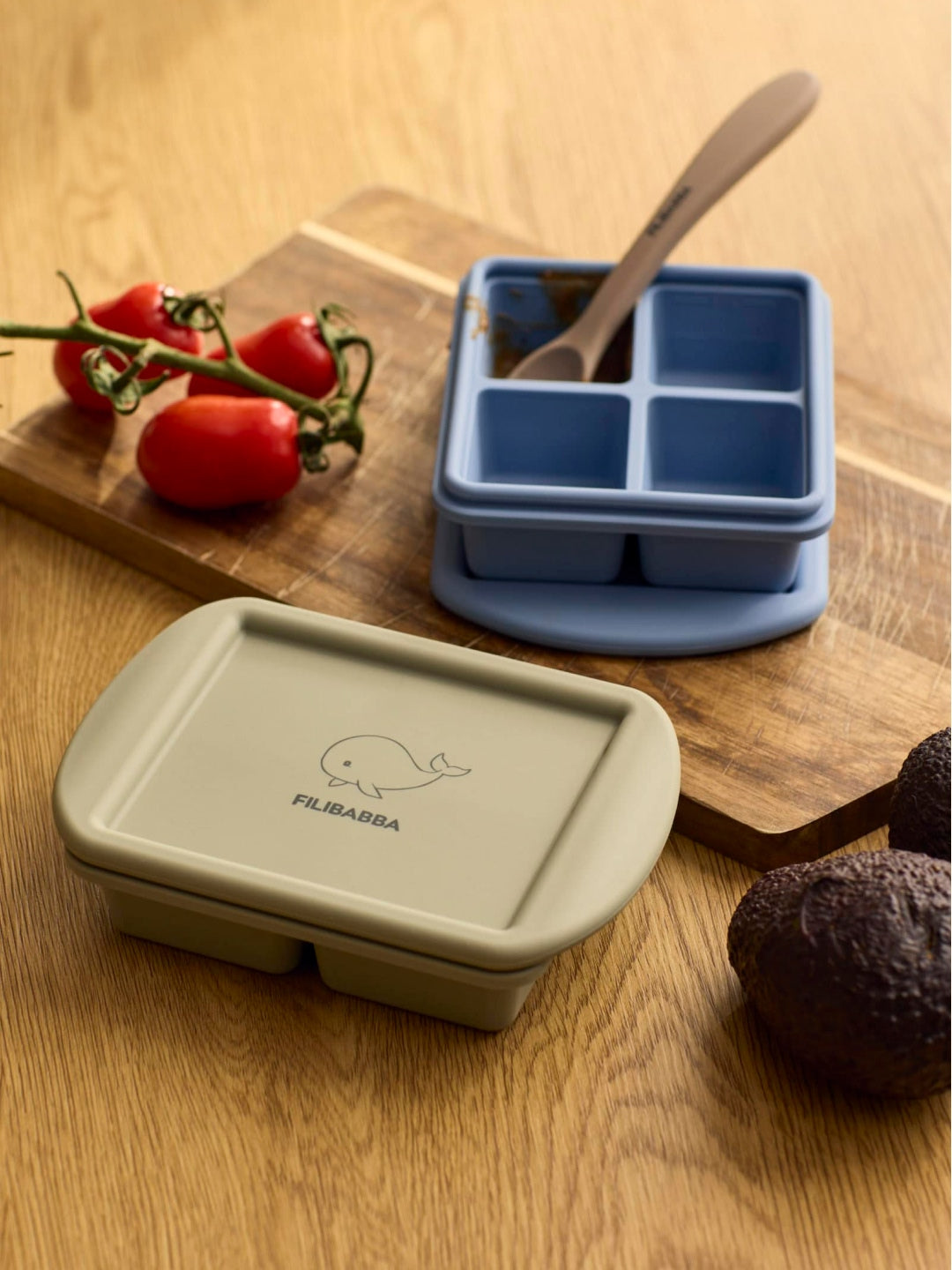 Filibabba baby food freezer tray, Filibabba beebitoidu külmutamise vormid, all-groups