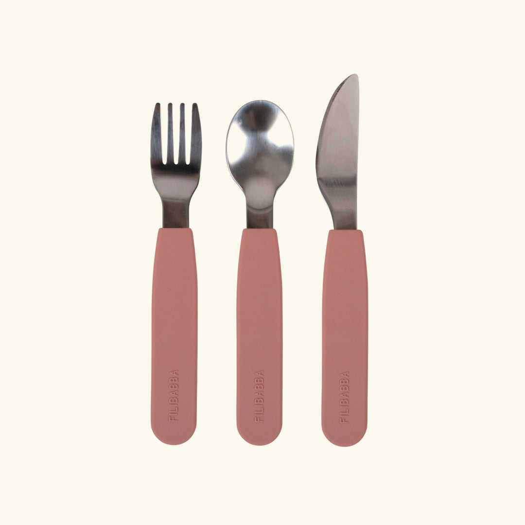 Filibabba Silicone Cutlery Set, silikoonist söögiriistade komplekt