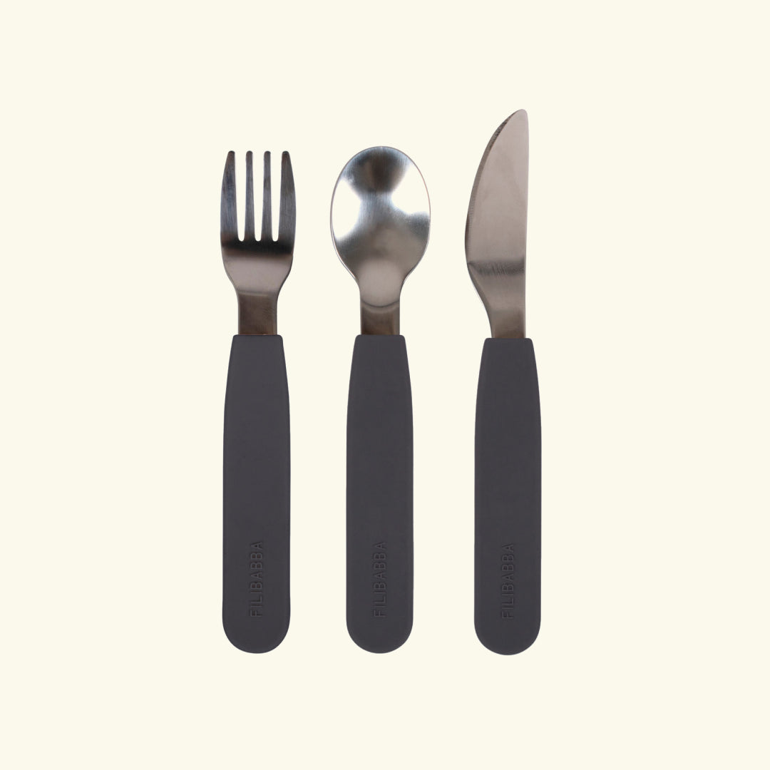 Filibabba Silicone Cutlery Set, silikoonist söögiriistade komplekt