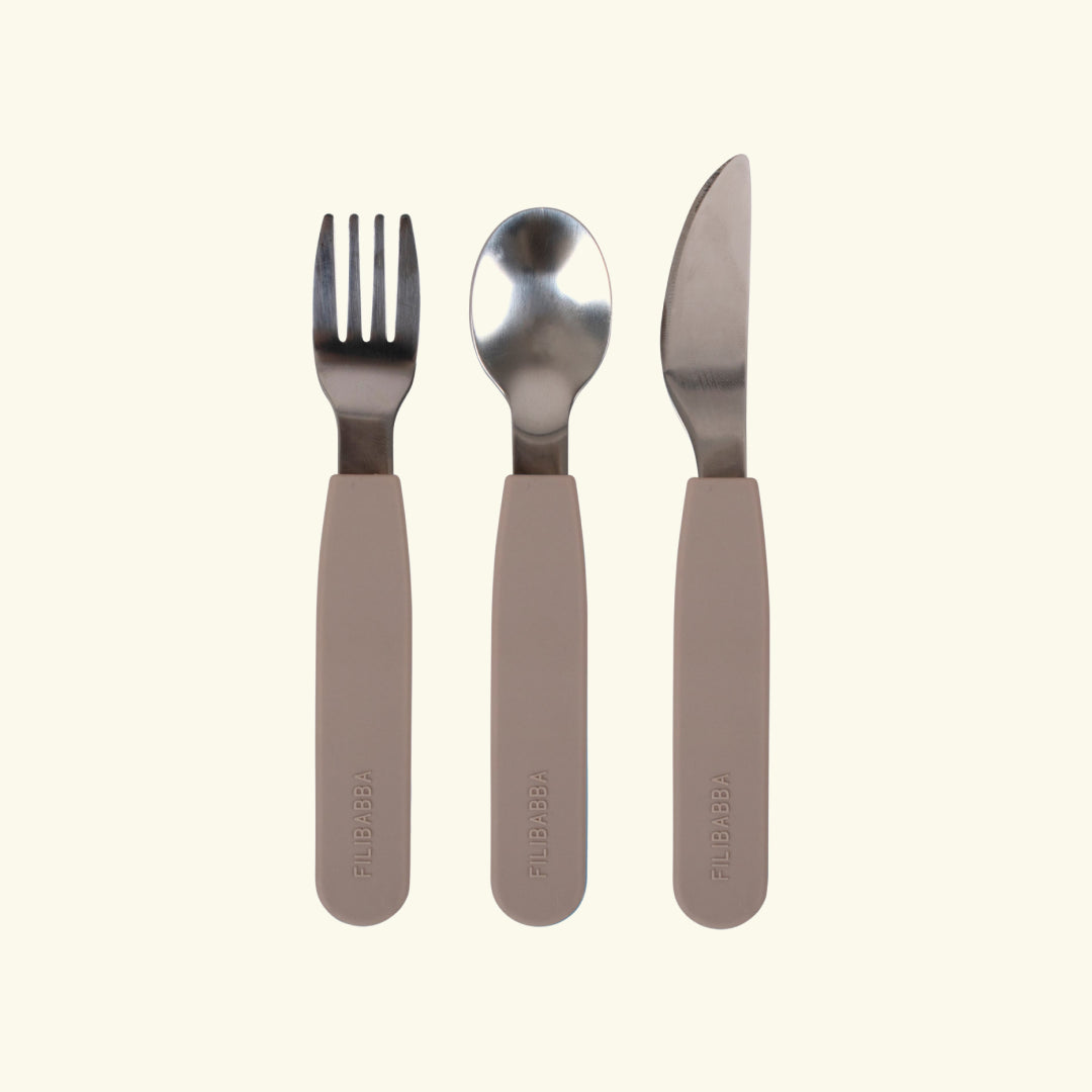 Filibabba Silicone Cutlery Set, silikoonist söögiriistade komplekt