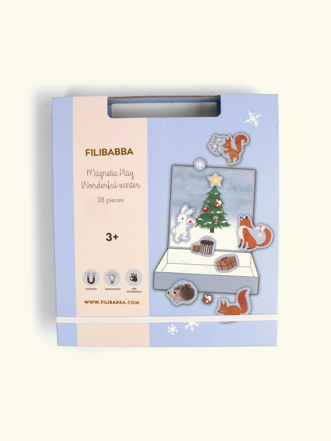Filibabba magnetic play game wonderful winter forest friends, Filibabba magnetiline mäng imetaline talv metsloomad