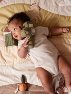 Filibabba Linen Rattle Toy Tractor, linane kõristi traktor