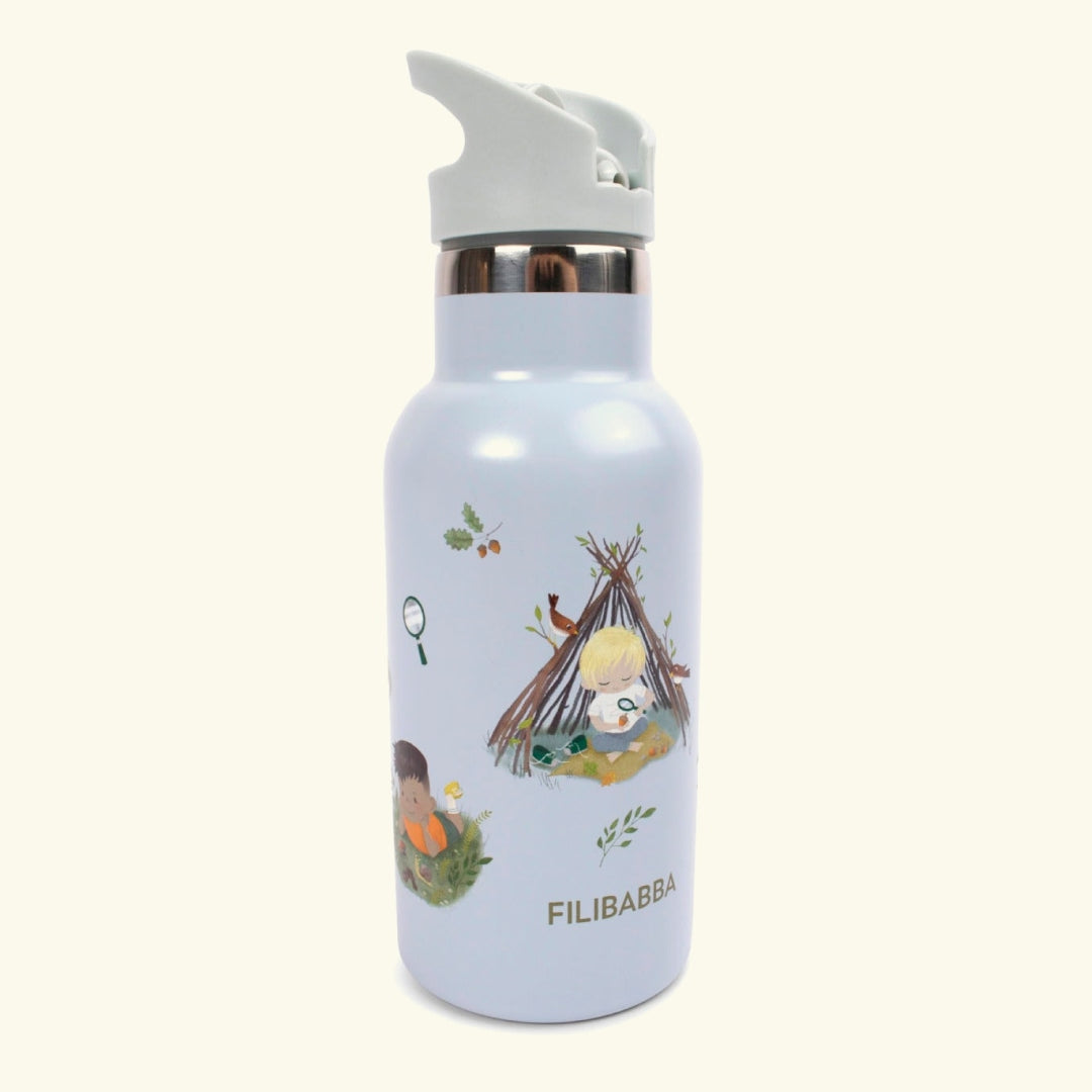 Filibabba stainless steel water bottle, Filibabba roostevabast terasest joogipudel, tiny explorers