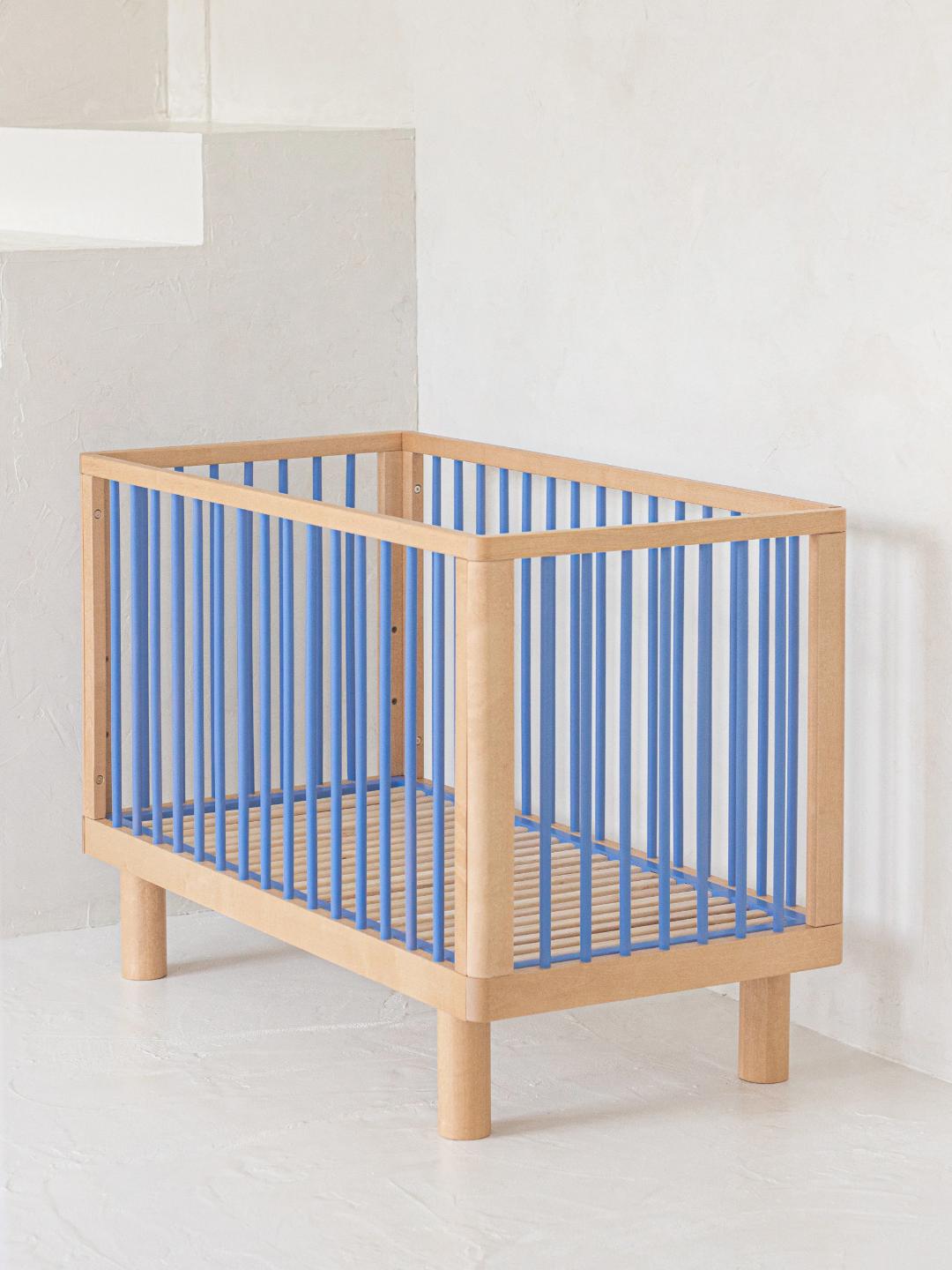 Karl & Fric Nox Cot - Blue, Karl & Fric beebivoodi, võrevoodi, beebi võrevoodi