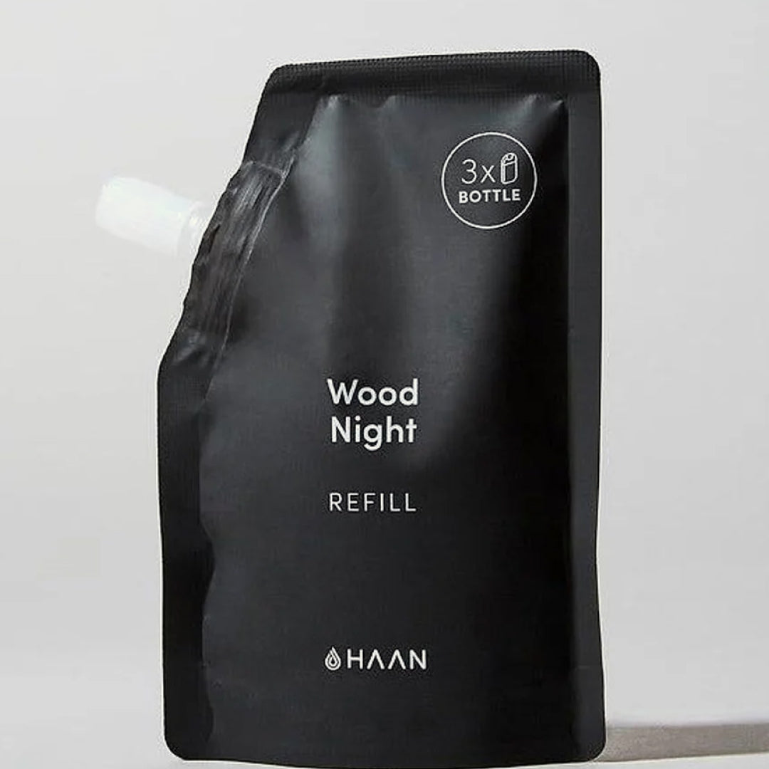 Haan Pocket Hand Sanitizer Refill, Haan Pocket käte desinfitseerija täitepakend, Wood Night