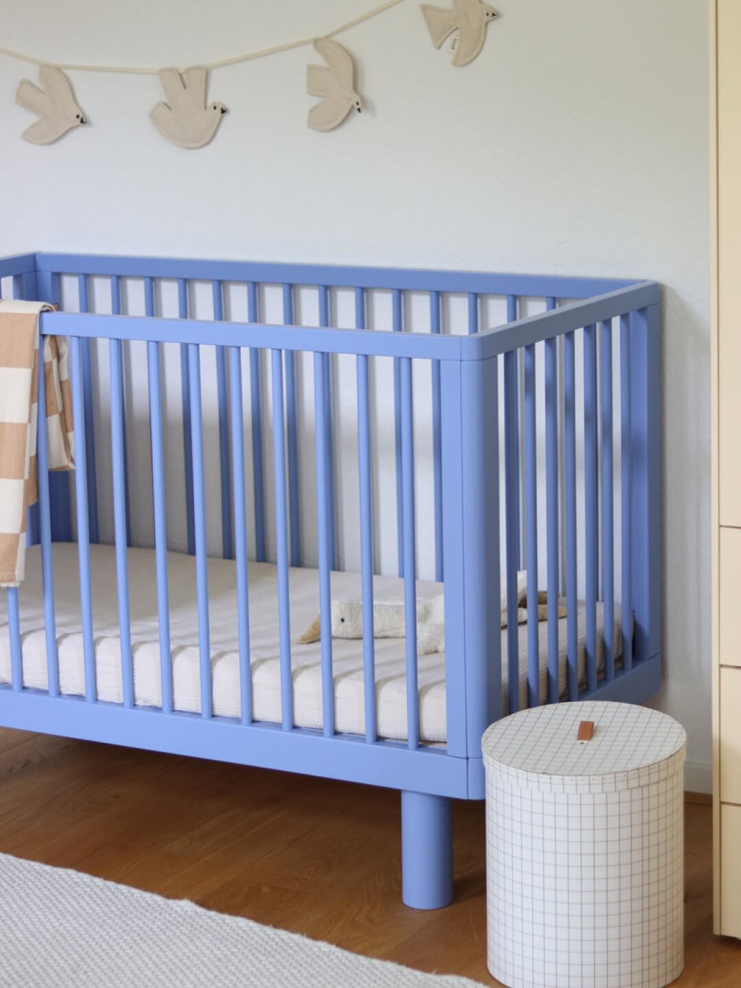 Karl & Fric Nox Cot - Blue, Karl & Fric beebivoodi, võrevoodi, beebi võrevoodi