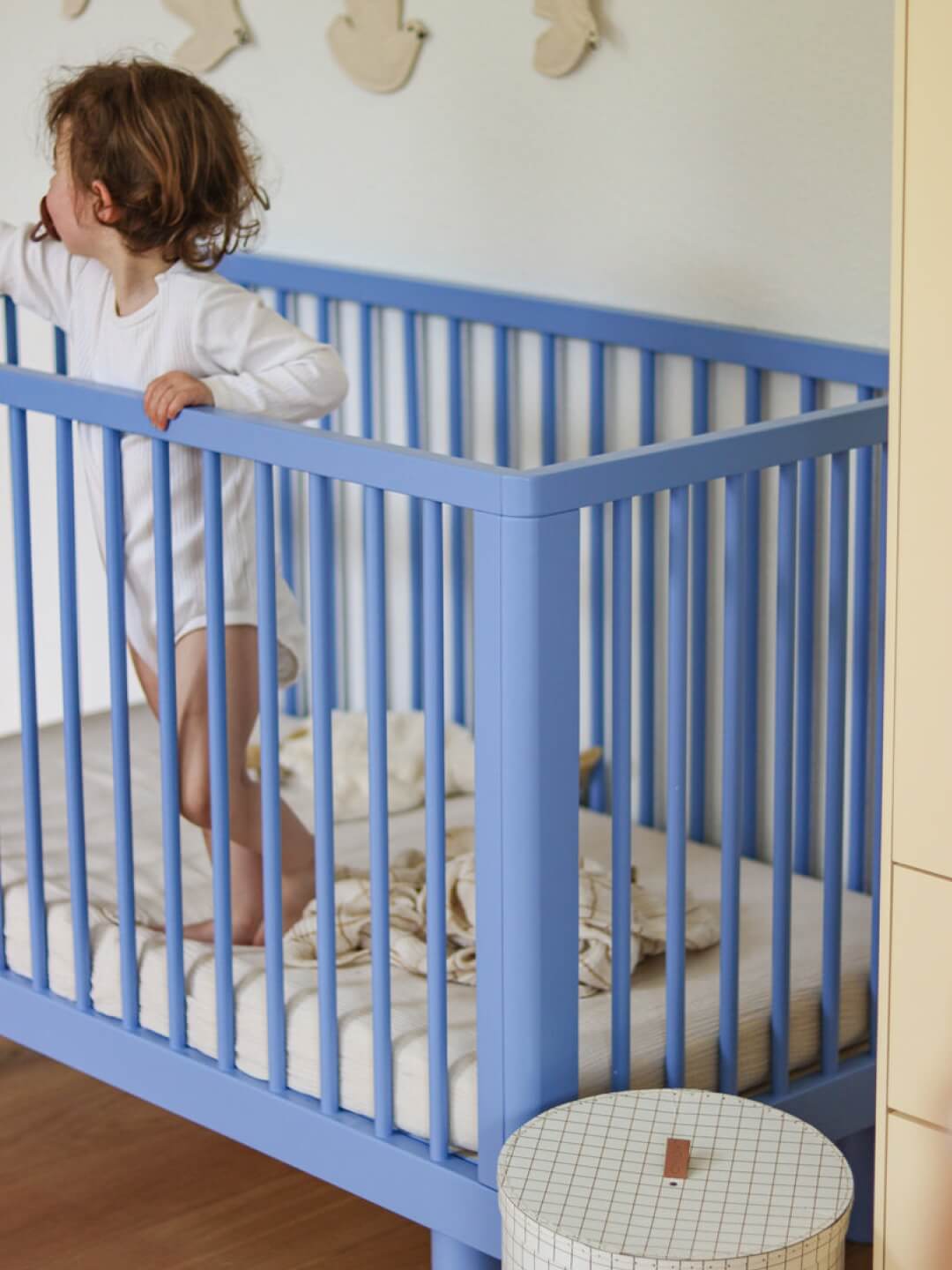 Karl & Fric Nox Cot - Blue, Karl & Fric beebivoodi, võrevoodi, beebi võrevoodi