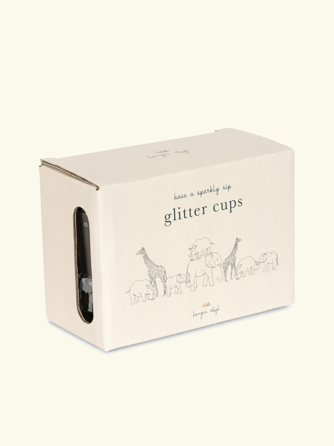 Konges Sløjd Glitter Cups 2-pack, joogitopsid, glitter topsid, joogitopsid 2-pakk, all-groups