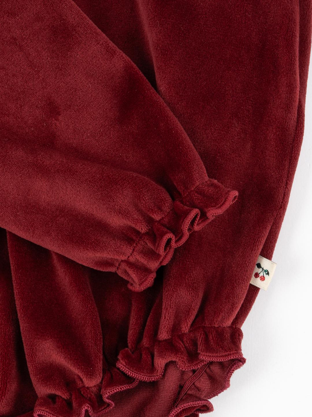 Konges Sløjd Venola Romper Red Dahlia, Konges Sløjd Venola Romper kombe punane