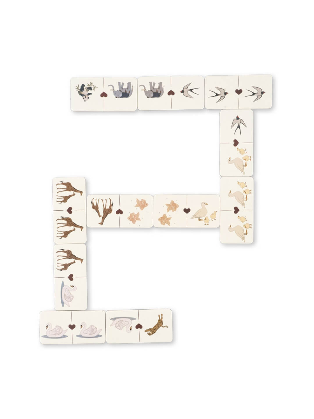 Konges Sløjd Animal Dominoes Game, Konges Sløjd loomade doomino mäng