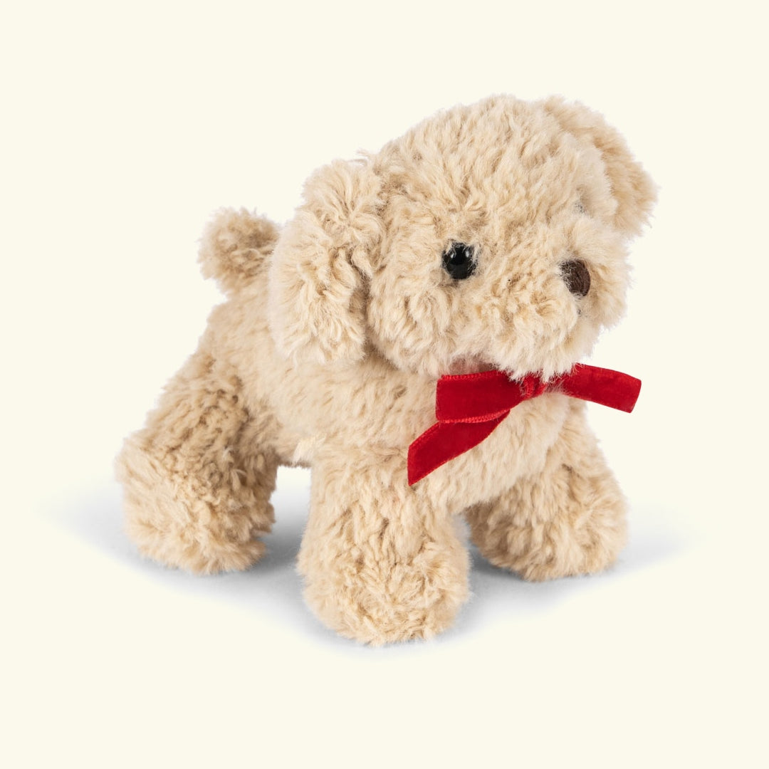 Konges Sløjd baby animals, Konges Sløjd loomapojad, brown dog, pruun kutsu