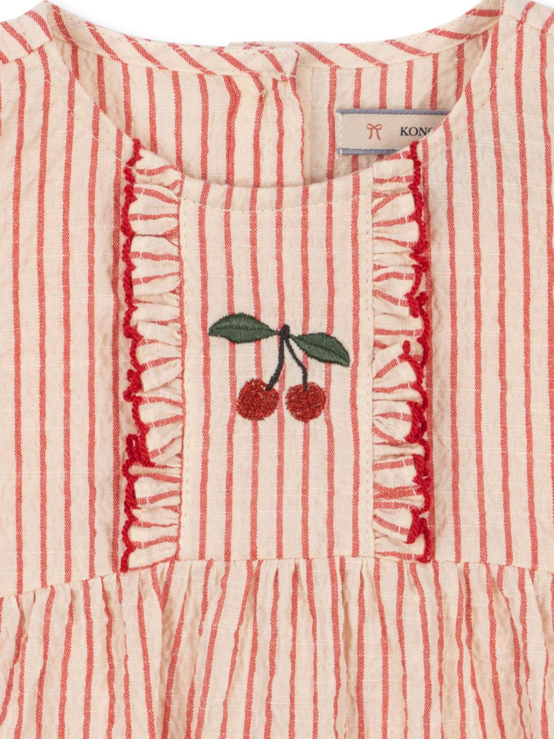 Konges Sløjd Ellie Frill Romper, Konges Sløjd Ellie Frill romper, suvekombe, GOTS puuvill