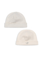 Konges Sløjd Fanga Frio Stripe Beanie 2-pack, beebimüts 2-pakk, blue mix