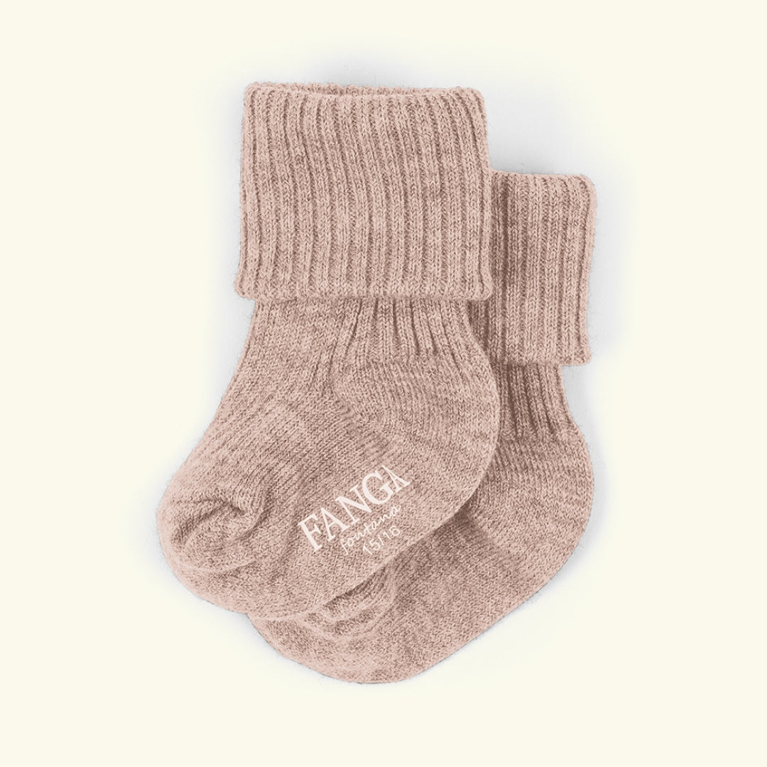 Konges Sløjd Fanga Lana light knitted socks, Konges Sløjd Fanga õhemad kootud sokid, Cameo Rose