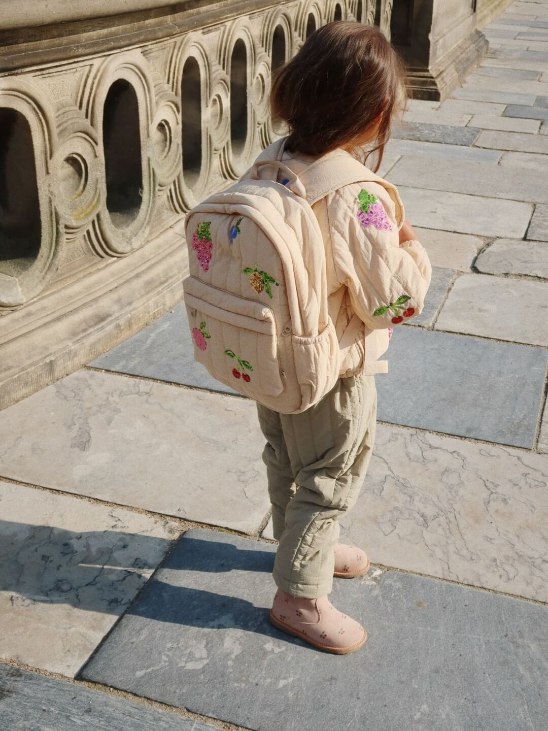 Konges Sløjd Juno Quilted Sequin Backback Midi, Konges Sløjd Juno tepitud seljakott Midi litritega