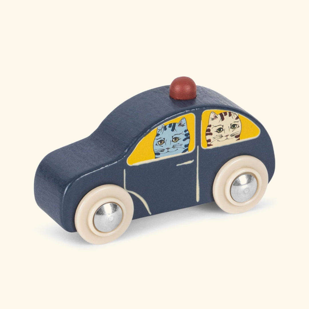 Konges Slojd little wooden car, Konges Slojd väike auto puidust, blue sinine