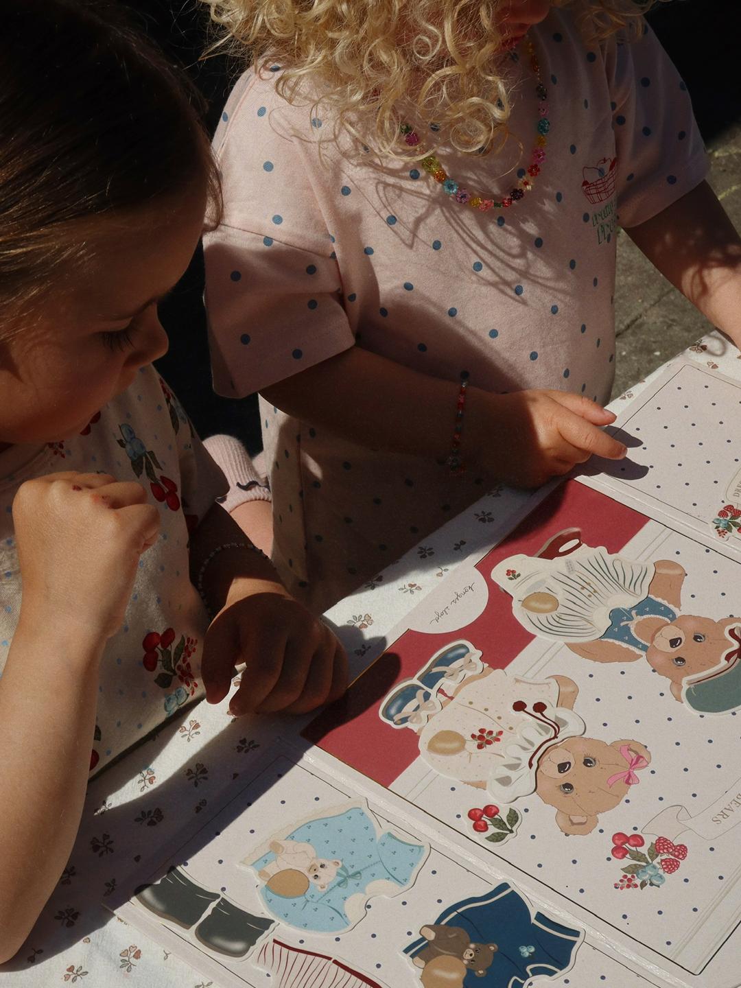 Konges Sløjd my sticker world teddy bears, Konges Sløjd minu kleepsumaailm - kaisukarud