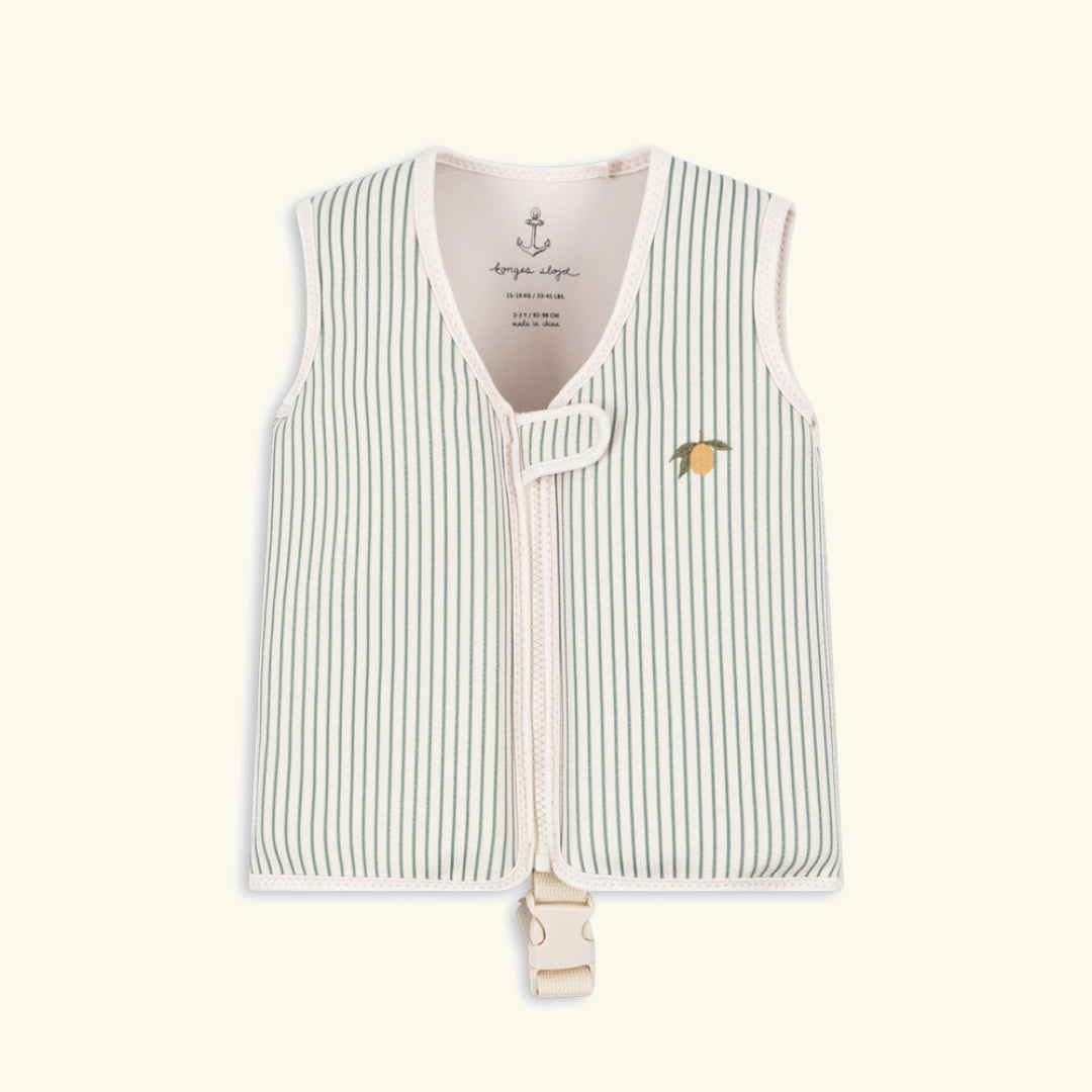Konges Sløjd Swimming Vest, Konges Sløjd laste ujumisvest, ujumisvest lastele, ujumisvest beebile, tea stripe