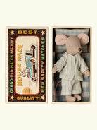 Maileg Big Brother Mouse in Matchbox, Maileg Big Brother hiir tikutopsis, suur vend