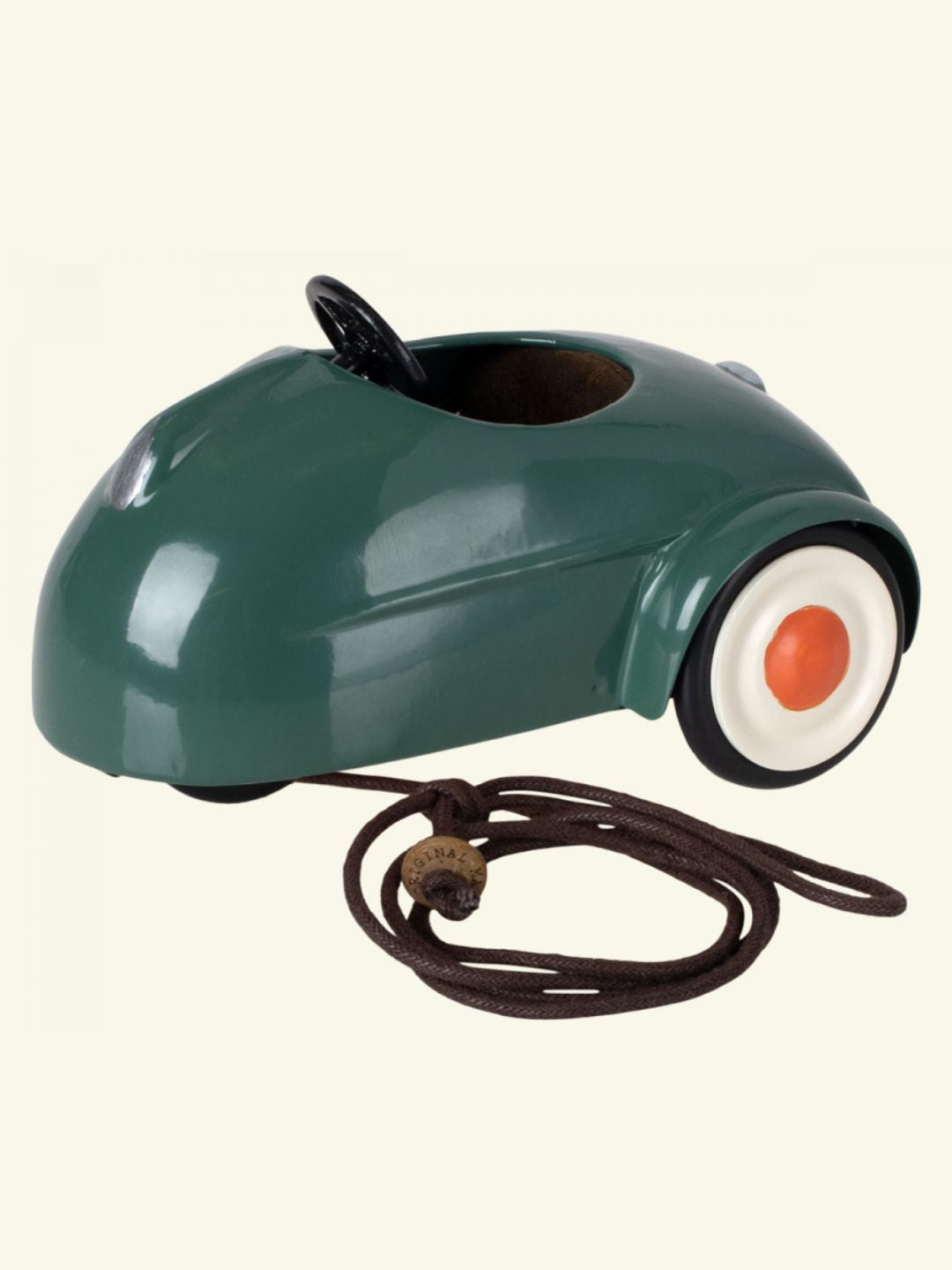 Maileg Mouse Car - Dark Green, Maileg hiire auto tumeroheline