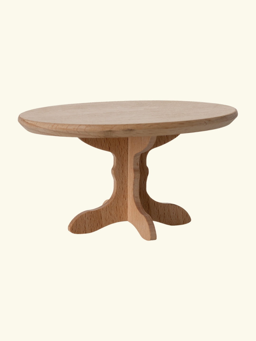 Maileg oval dining table wooden, Maileg hiirte ovaalne söögilaud puidust