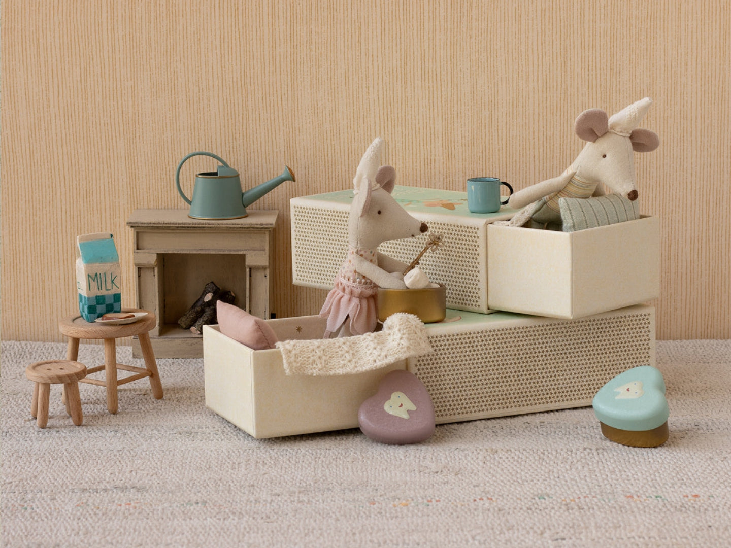 Maileg Tooth Fairy in the Matchbox, Maileg hambahaldjas tikutoosis