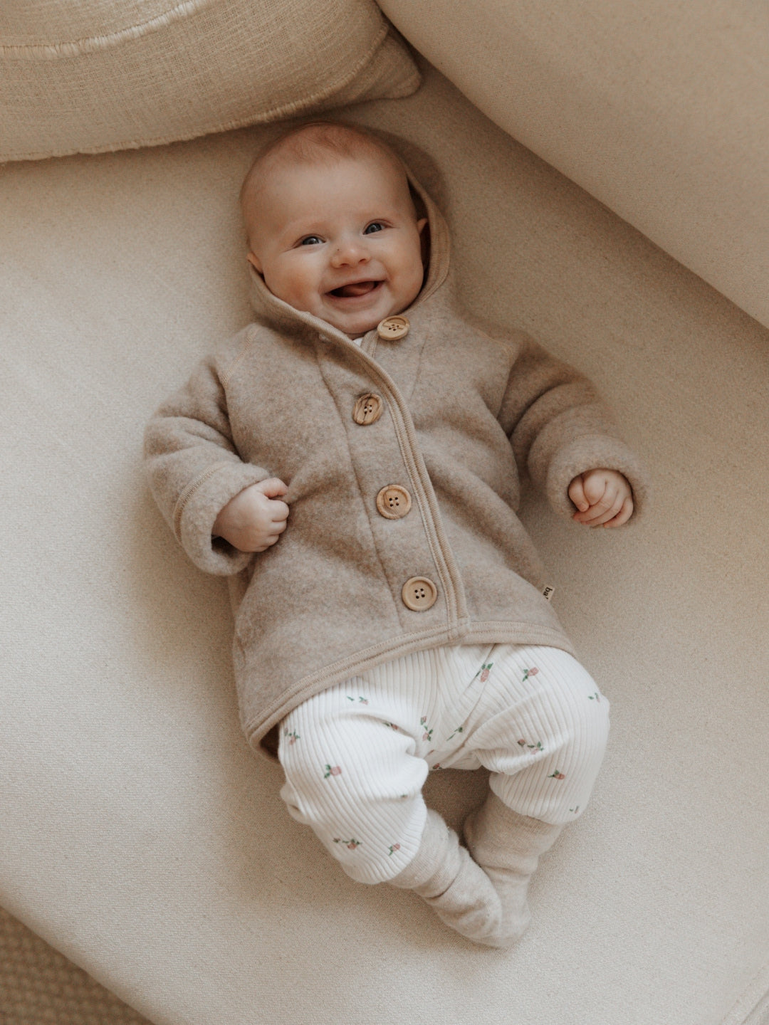 Babyluv Studio merino wool baby jacket, meriinovillane jakk