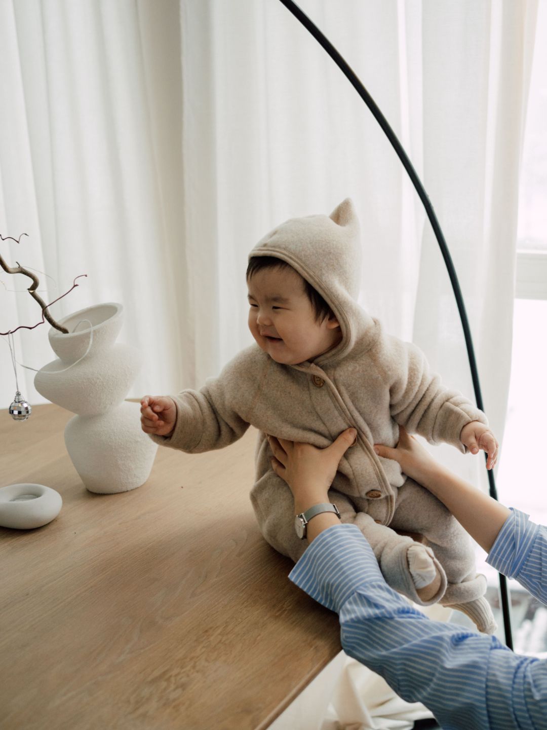 Babyluv Studio Merino Wool Outdoor Overall, Babyluv Studio meriinovillane õuekombe, meriinokombe, meriinovillane beebikombe