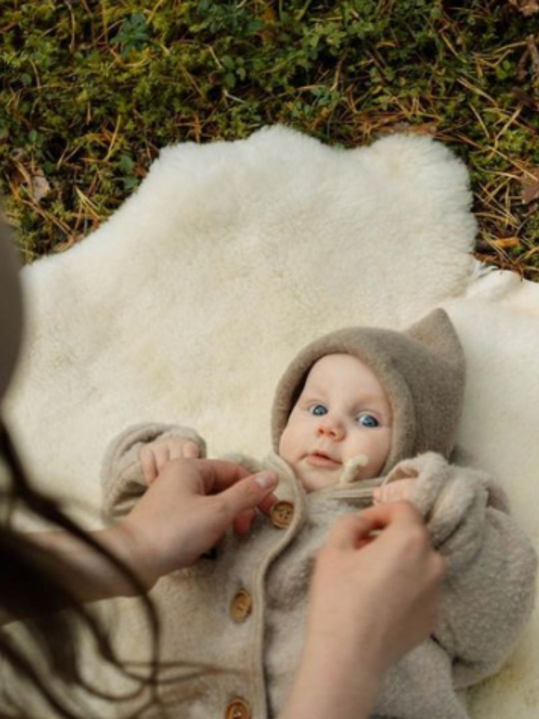 Babyluv Studio Merino Wool Outdoor Overall, Babyluv Studio meriinovillane õuekombe, meriinokombe, meriinovillane beebikombe